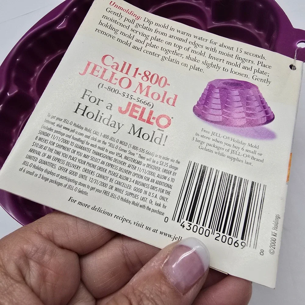 Vintage 2000 Jell-O Gelatin 8